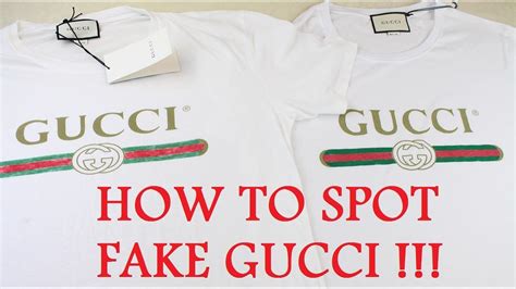 gucci shirt logo fake|authentic gucci clothing tags.